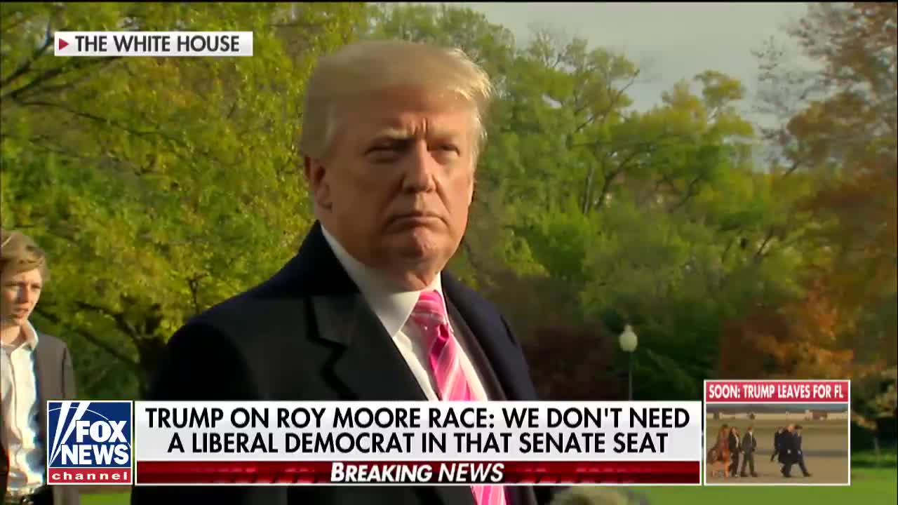 Trump: Roy Moore Denies It, You Have To Listen To Him Also