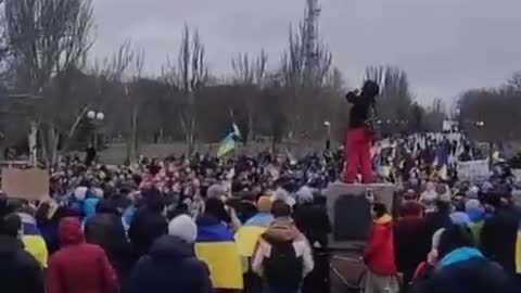 Protest against war in Ukraine