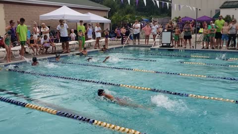 16 Jul 2022 7&8 100m free mixed relay Fountain Green @ Arena Club