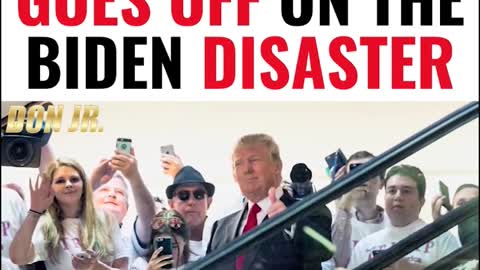 Watch: Trump Goes Off on the Biden Disaster!