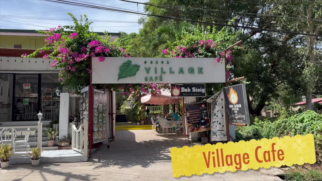 Village Cafe in Coron, Philippines