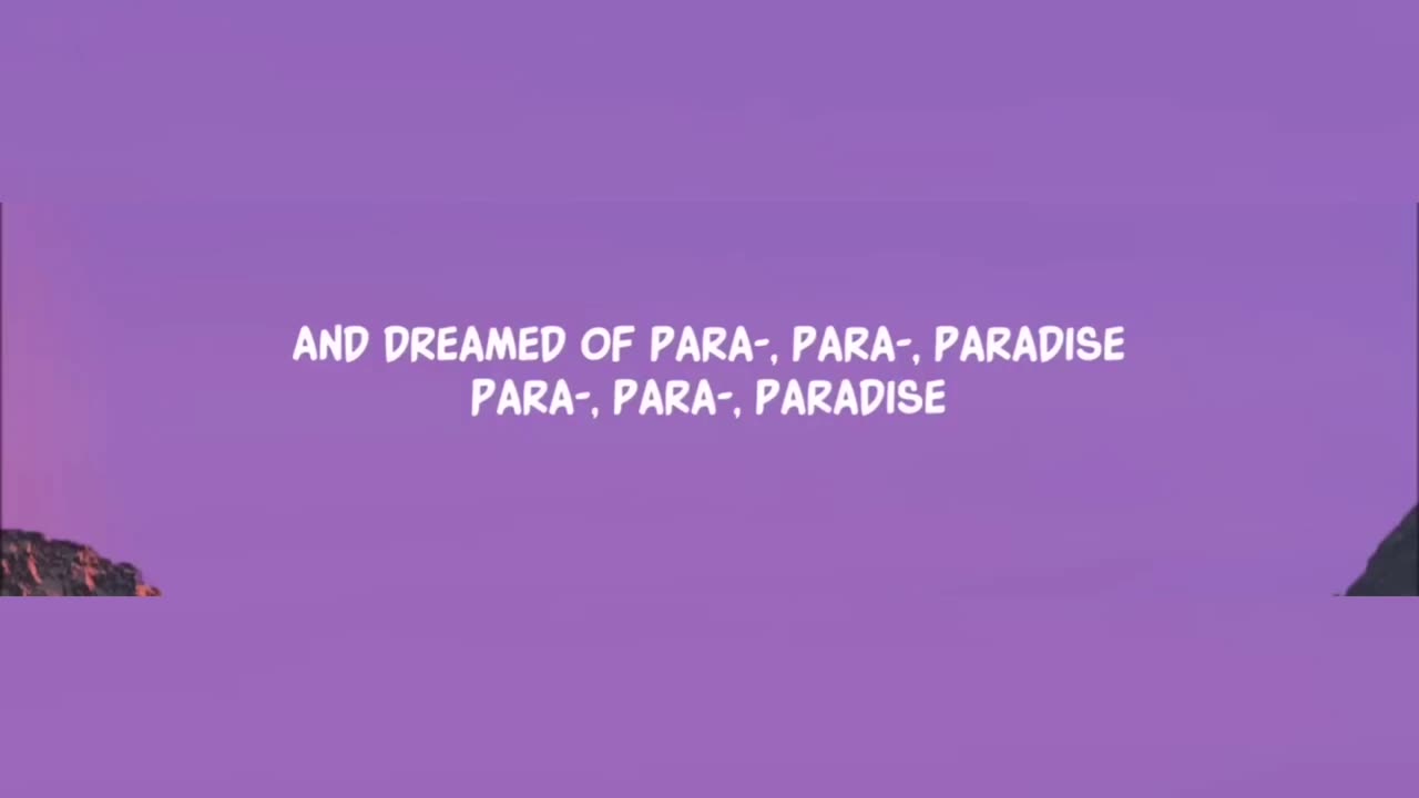 Paradise by Coldplay