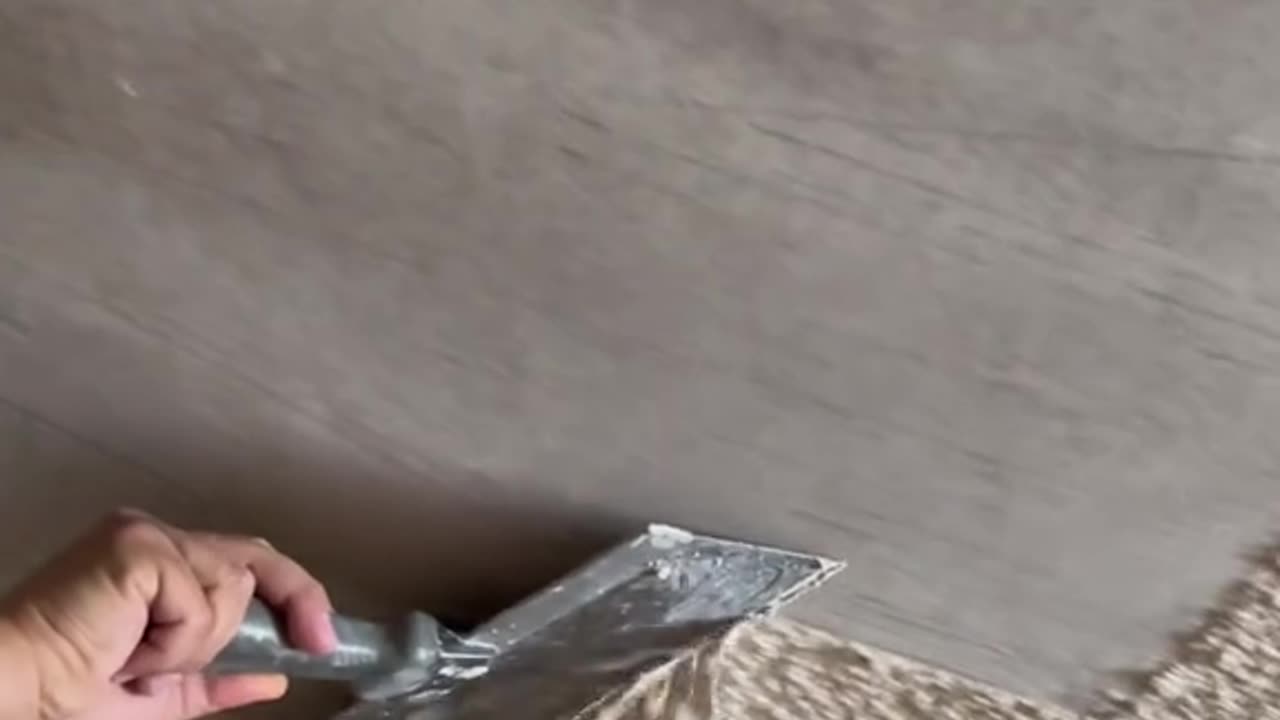 Oddly Satisfying Removing Popcorn Ceiling ☺️ #popcornceiling #remove #satisfying #asmr