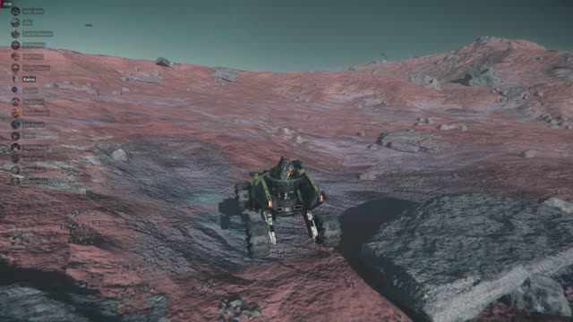 Star Citizen rover running