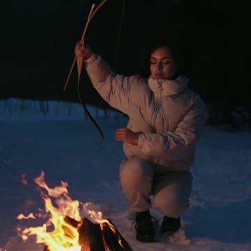 Stay warm bye the fire