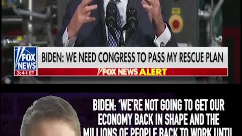 BIDEN CLAIMS THE ECONOMY AND JOBS NUMBERS WON’T COME BACK UNTIL WE BEAT THE VIRUS