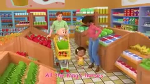 Humpty Dumpty Grocery Store | CoComelon Nursery Rhymes & Kids Songs