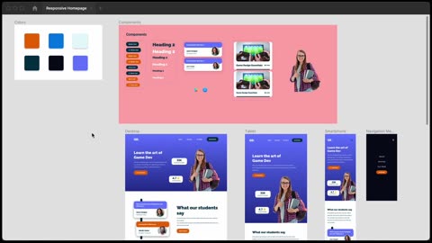 Figma To Real Website Responsive Homepage HTML, CSS & JavaScript Part 1