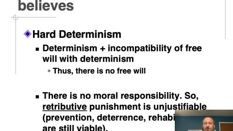 Hard Determinism and Objections