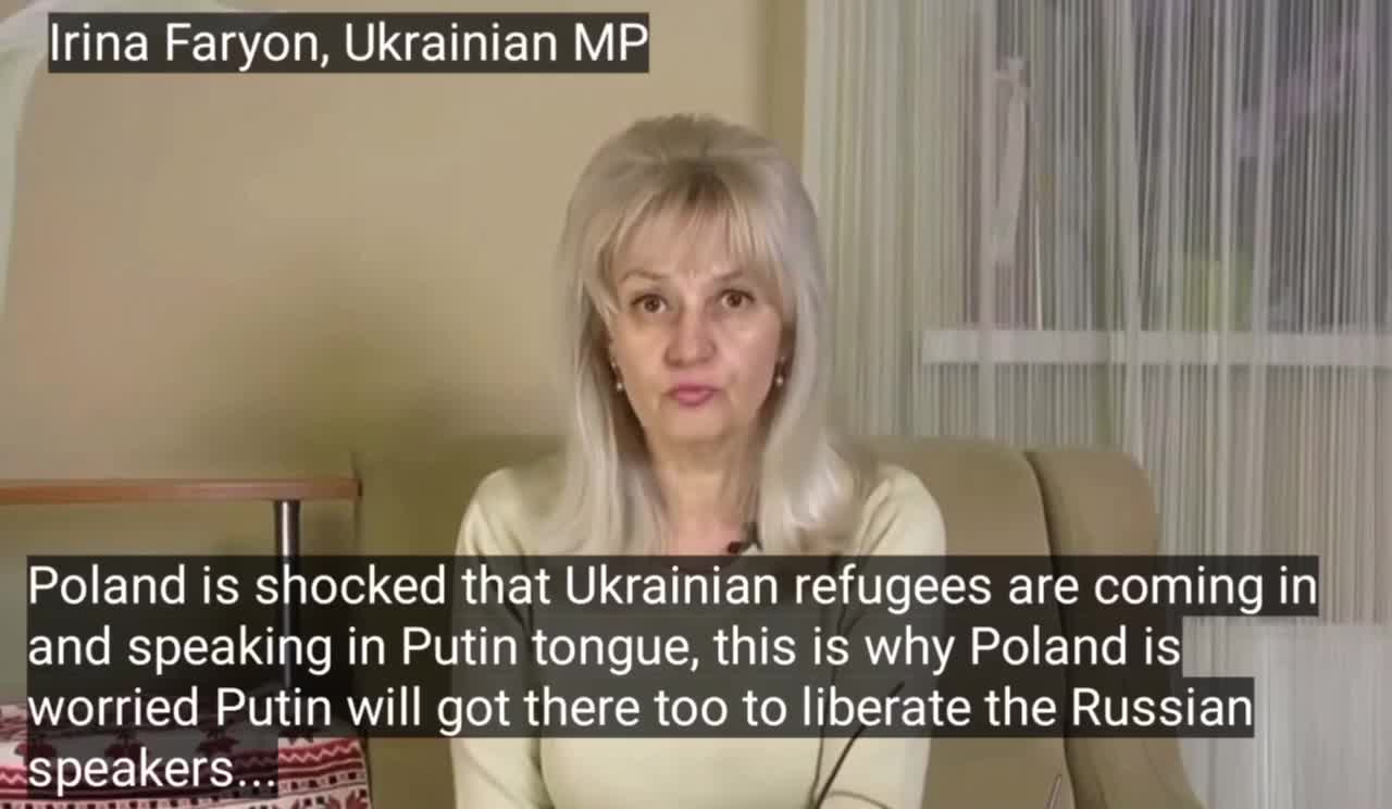 Ukrainian supremacist MP needs you to hear her out😮