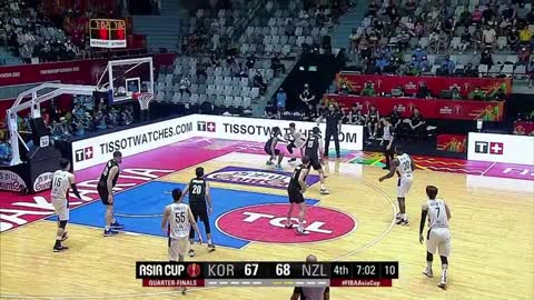 South Korea Vs New Zealand - FIBA Asia Cup - July 21, 2022 - 4th Quarter