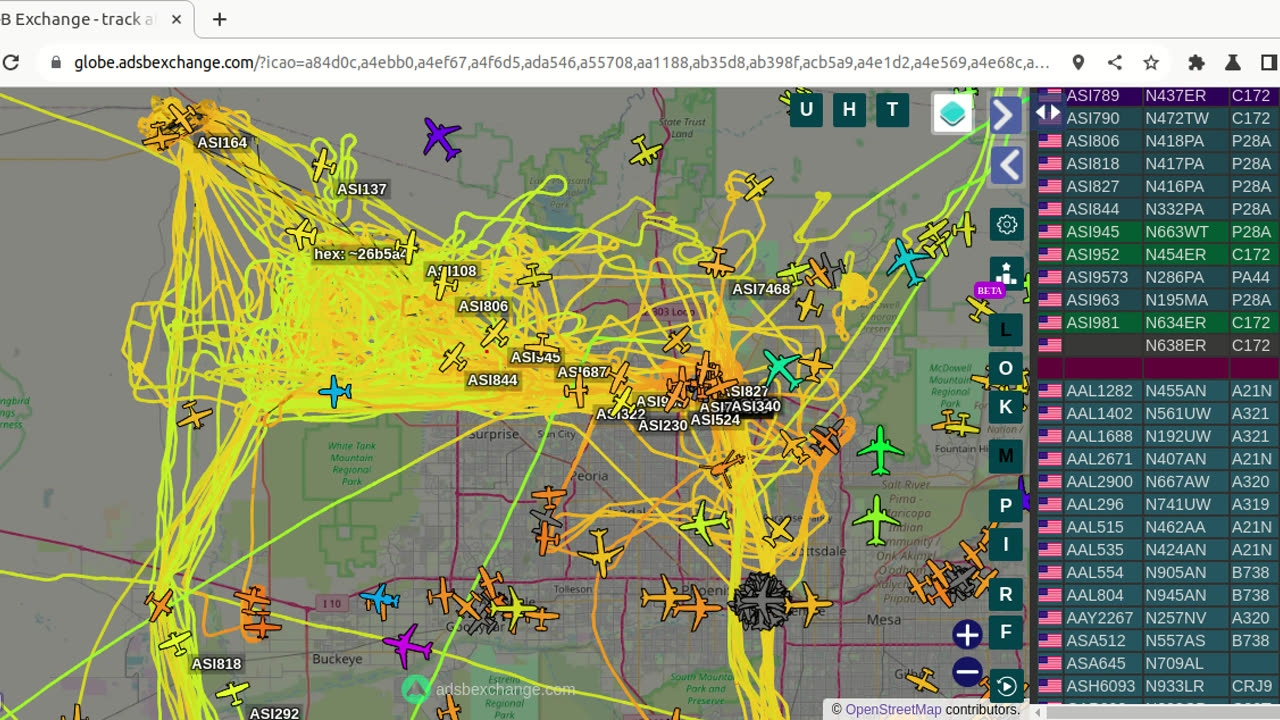 N332PA Transpac Asshole Aviation still mowing Morritown AZ with CHINESE kids - Feb 19th 2024