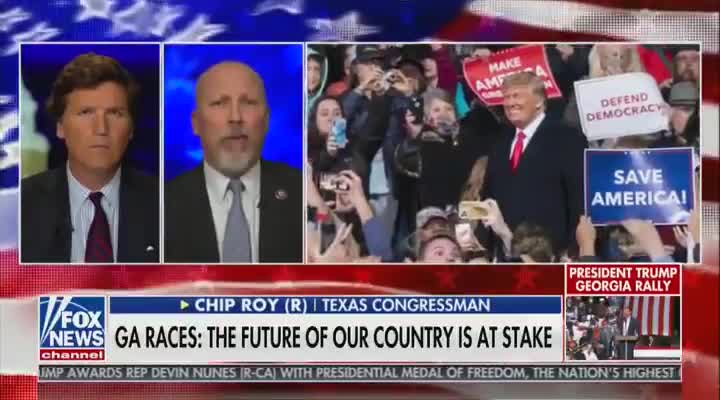 Congressman Chip Roy on Tucker: Trump vs The Swamp