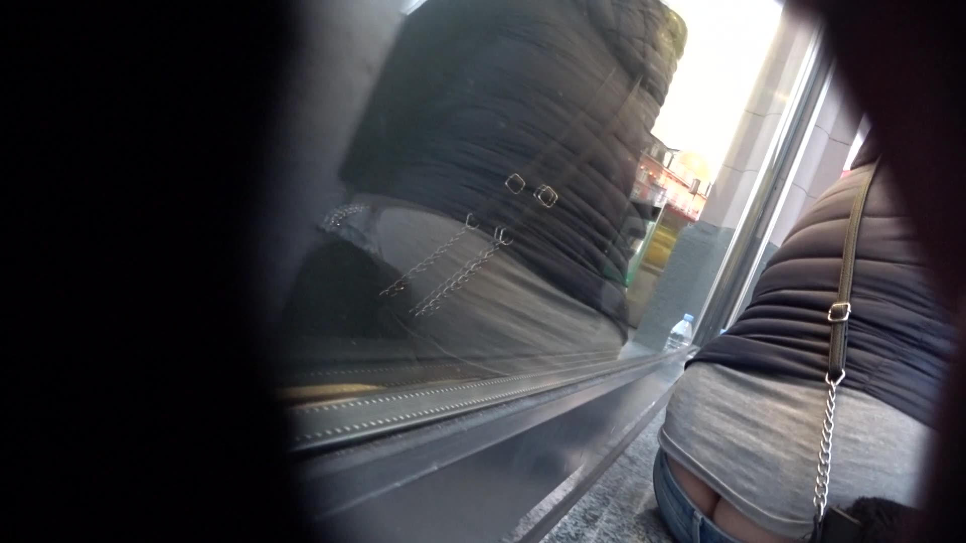 Cutie Cant Hide Her Black Thong