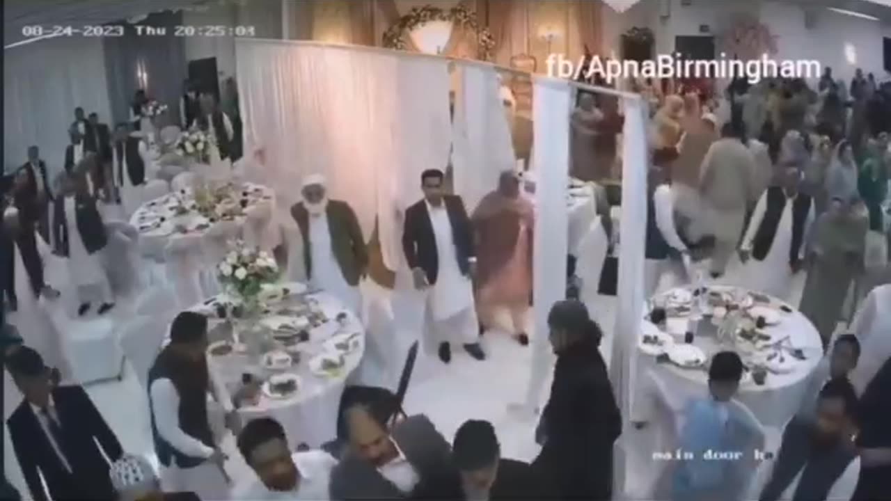 Fight in wedding