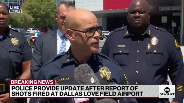 Police provide update after report of shots fired at Dallas Love Field