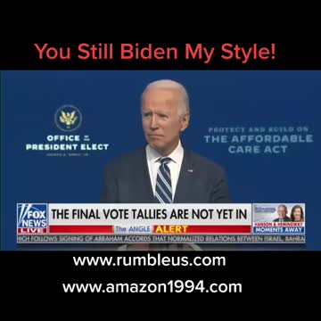 Joe Biden Thinks Hes Got Donald Trump In The Bag!