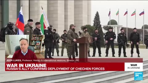Russia's Chechen leader says his forces have been deployed in Ukraine • FRANCE 24 English