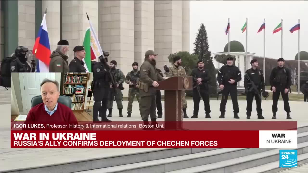 Russia's Chechen leader says his forces have been deployed in Ukraine • FRANCE 24 English