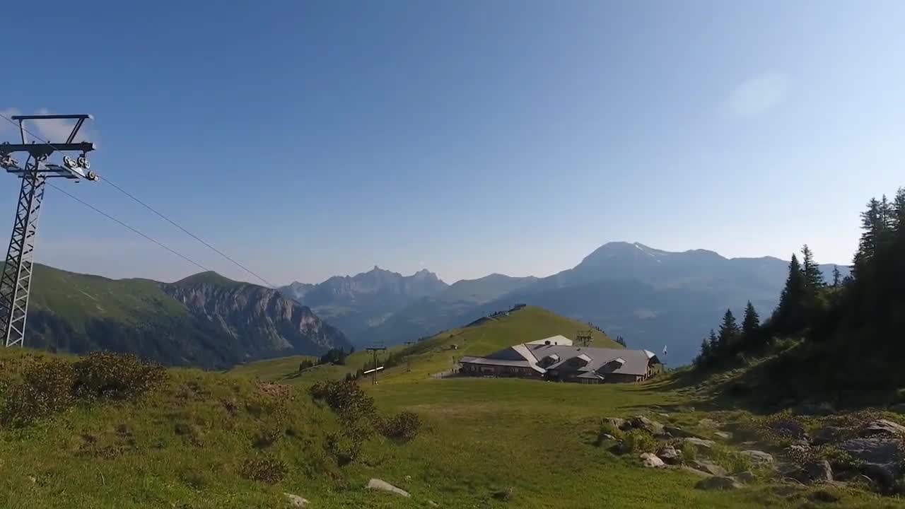 Relaxing beauty of nature taken from the drone