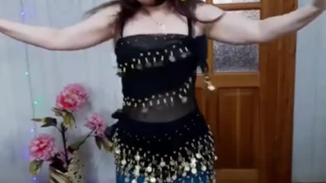 Zubayda is dancing