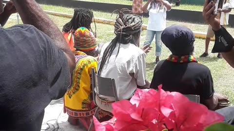 Rasta chant Nyahbingi Drumming