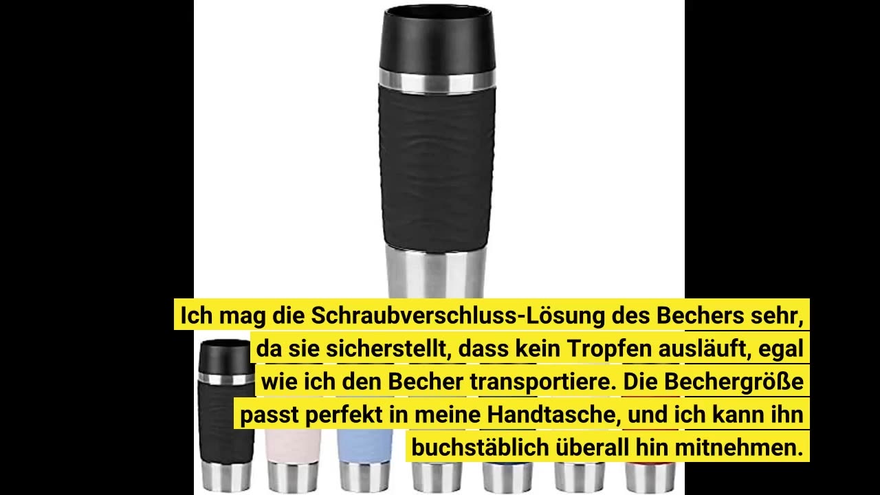 Emsa N20225 Travel Mug Wave Isolierbecher 0,5 Liter