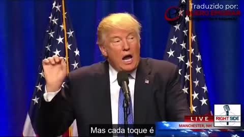 Uma brincadeira com o Trump. Desafio? Não rir.