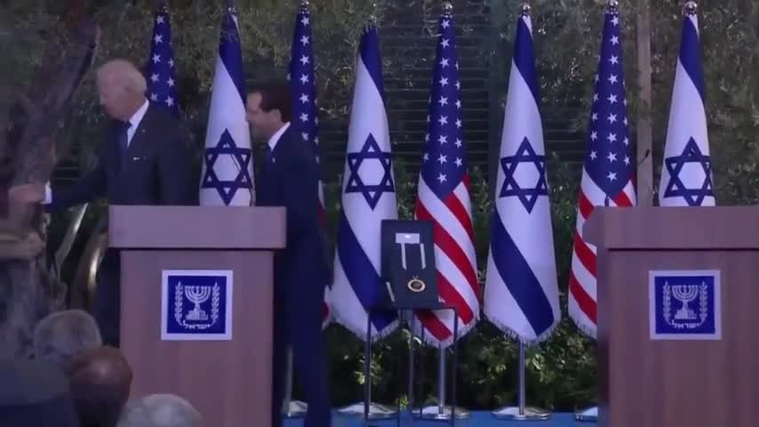 Internet cringes as Biden looks totally LOST again on world stage