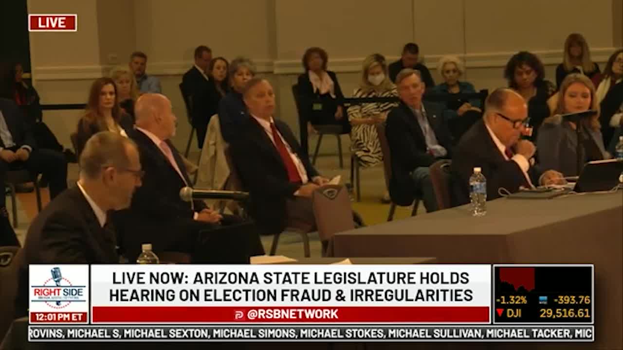 Expert Witness #1 Part 1 Speaks at Arizona State Legislature Hearing on Election 2020. 11/30/20.