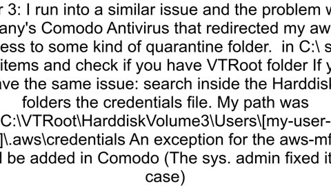 AWS CLI has my credentials but I don39t have a credential file