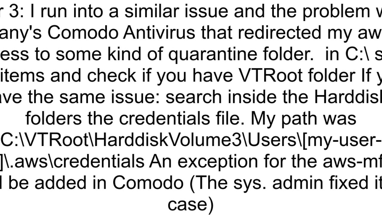 AWS CLI has my credentials but I don39t have a credential file