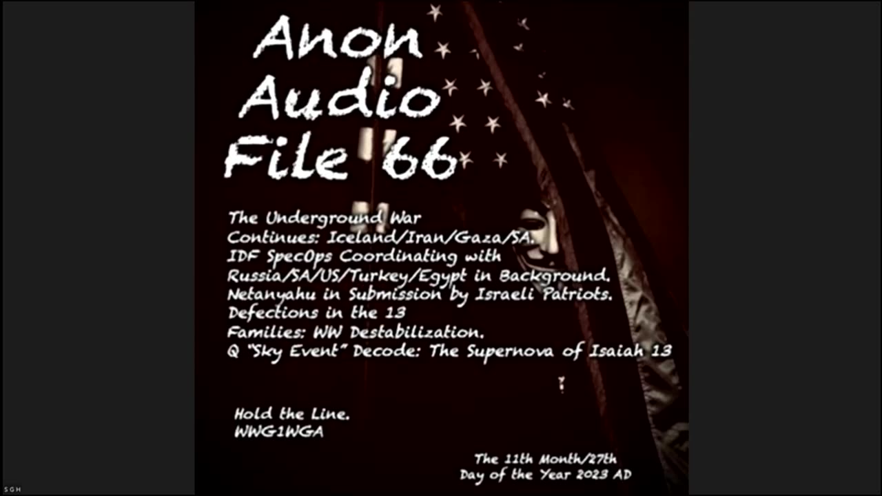 SG Anon Anon Audio File 66 - 11-27-23 - USMC EOD in Iceland Underground War