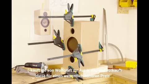 wolfcraft EHZ 100-150 Einhandzwinge PRO 3030000 / Kraftvolle Zwinge zum professionellen Spannen