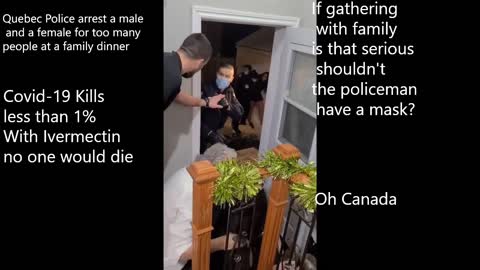 Arrested in Canada for dinner