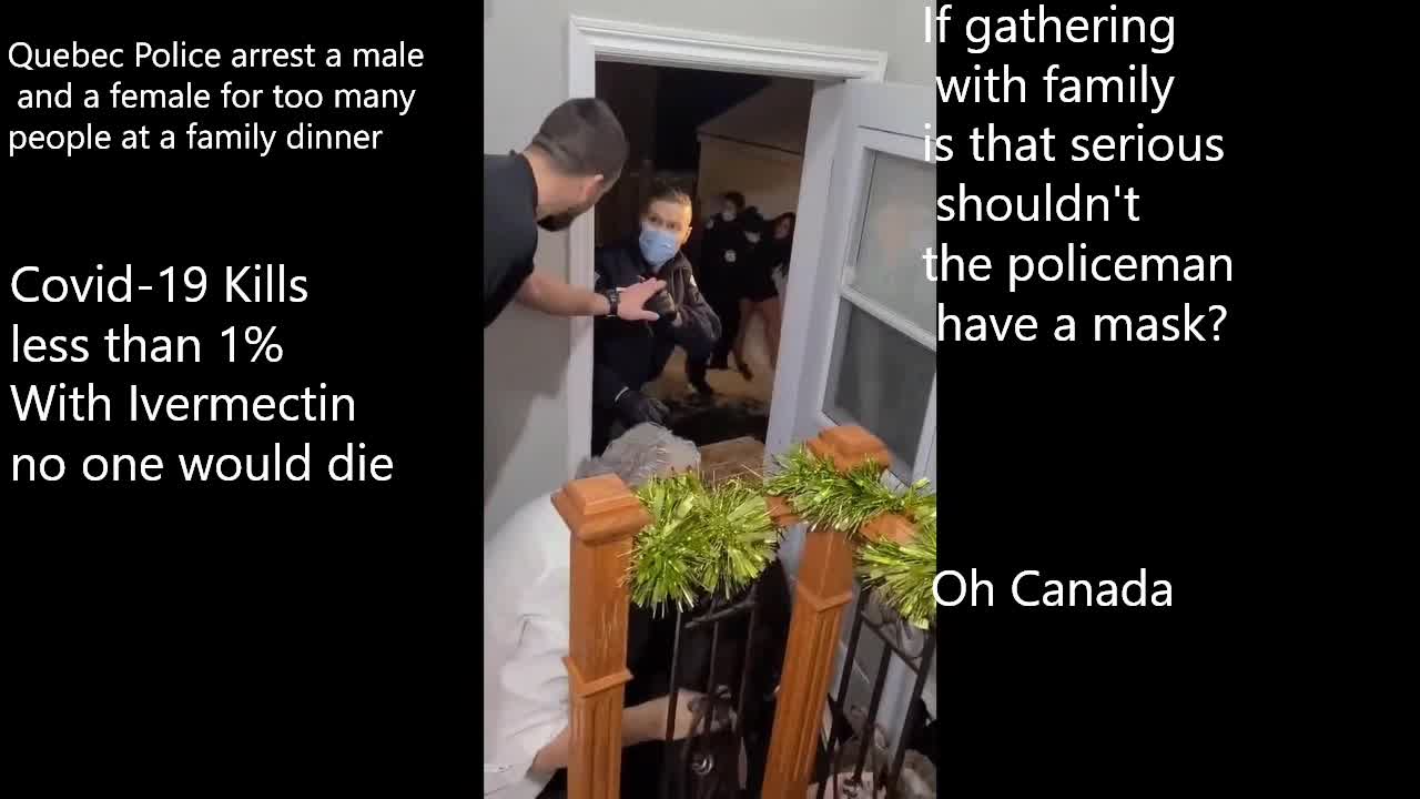 Arrested in Canada for dinner