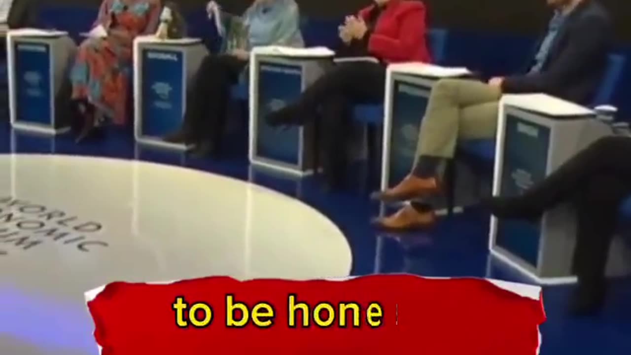 So this guy went to DAVOS, ONCE. HA