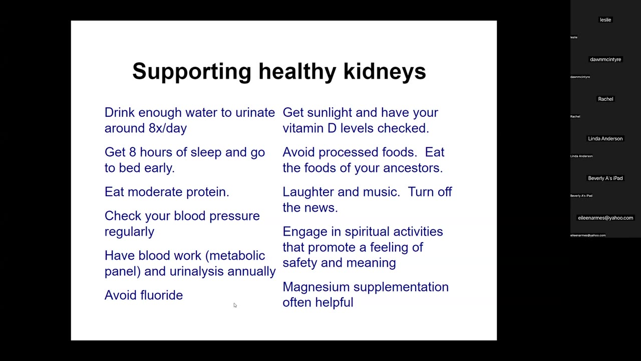 49. Kidney Rehabilitation Protocol - Functional Medicine