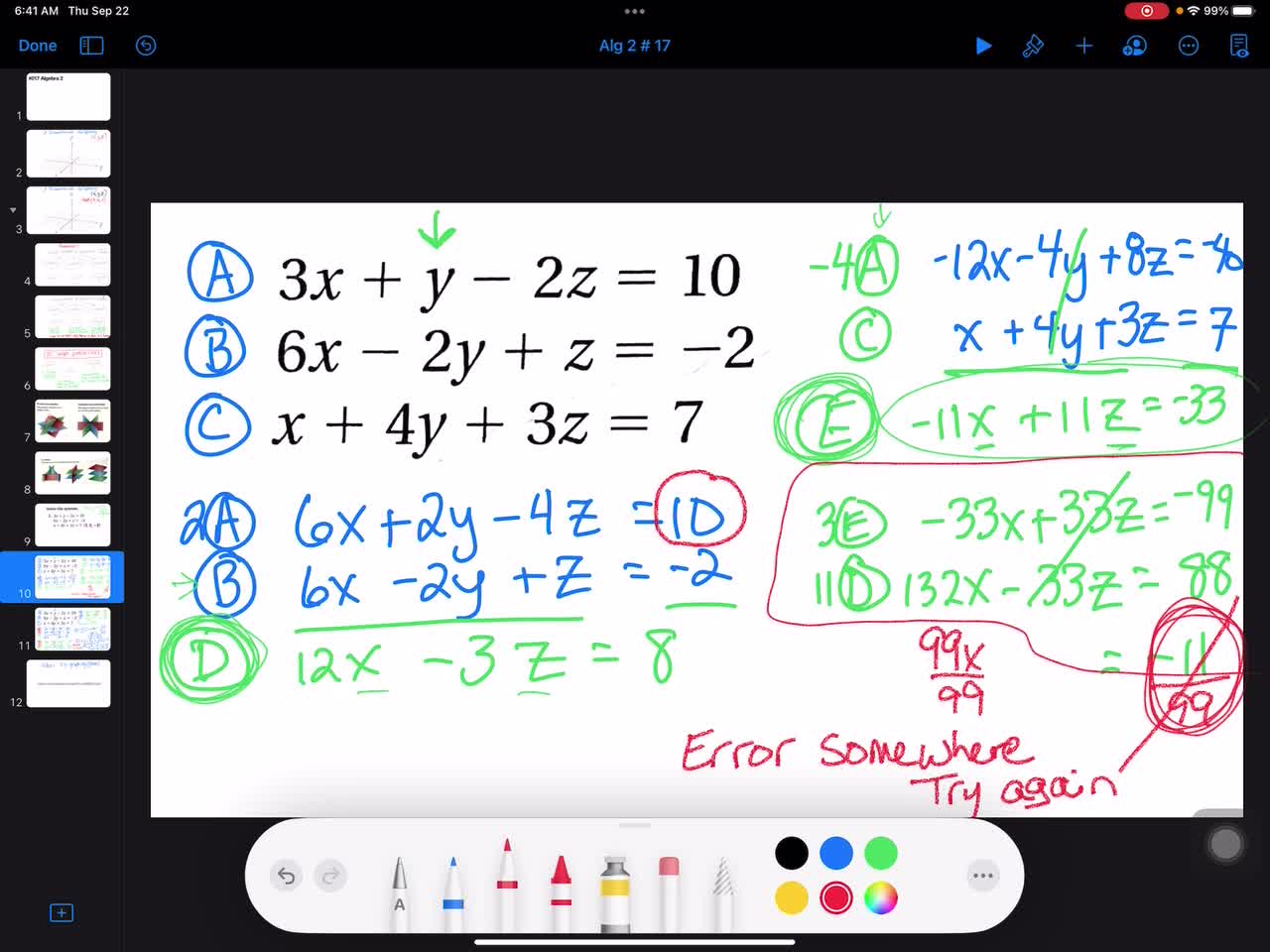 017 Algebra 2