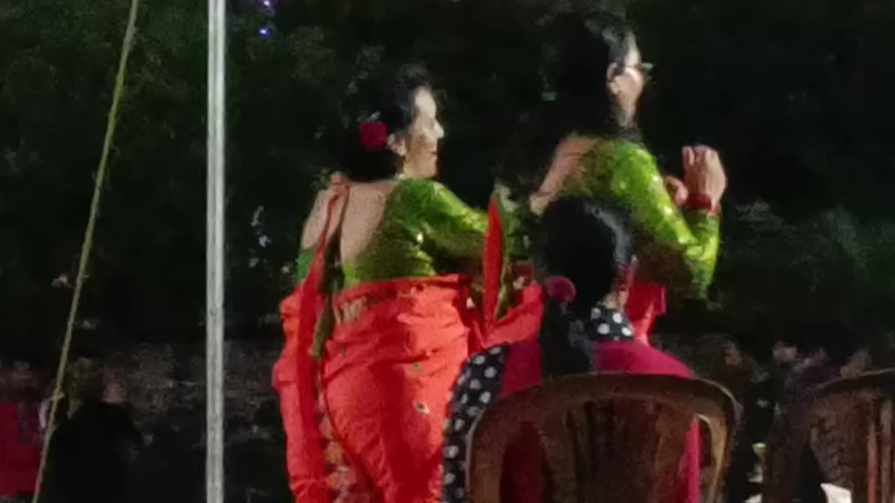 Cultural program in shankmul park near bagmati River