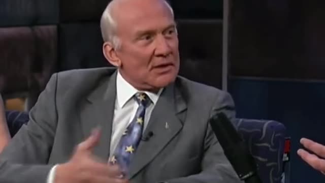 Conan "We watched You Guy's Land On The Moon" Buzz Aldrin "No You Didn't"