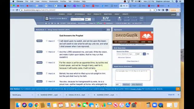 THE VISION IS CLEARLY SPEAKING...