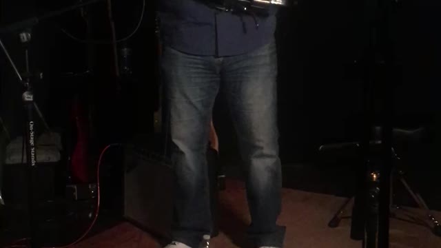 Hanging out in the studio with The Barrio Band