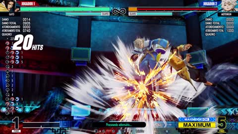 KOF XV Gato combo 100%