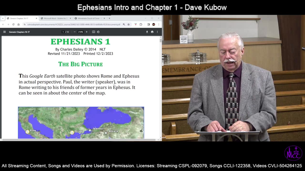 Ephesians Chapter 1 - Dave Kubow
