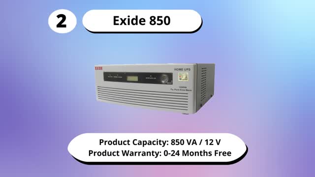 Top 5 Exide Inverters