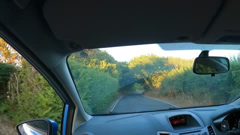 Driving .Lee on solent. Magic arm mount and GoPro