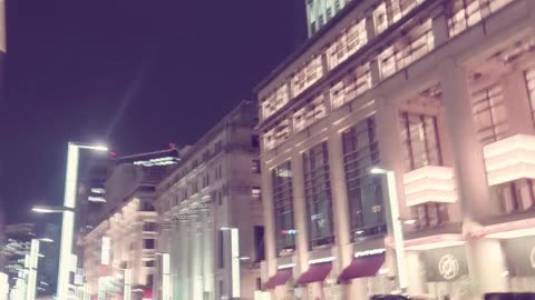 A Night Walk in Nihonbashi- Tokyo