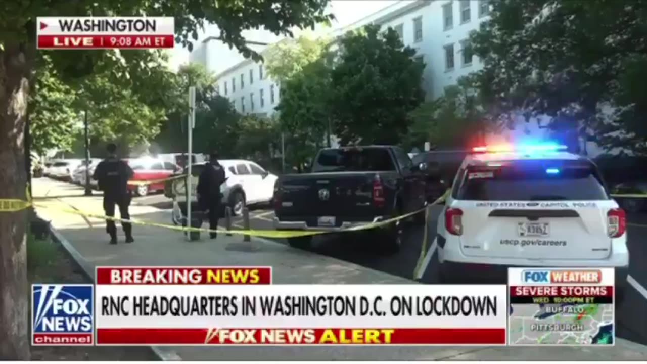 RNC HQ in Washington DC on lockdown, hazmat on scene