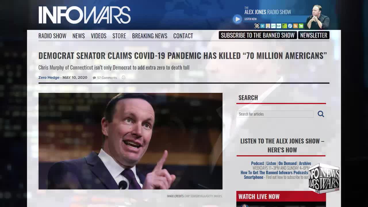 Alex Jones Predicts Rolling Lockdowns & Talks About Inflated Deaths